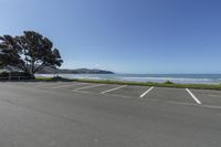 Parking Lot with a View: Beach and Ocean