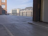 Parking Lot in Berlin: Reflections on Water and Asphalt