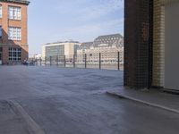 Parking Lot in Berlin: Reflections on Water and Asphalt