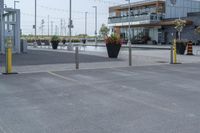 Parking Lot Cityscape: Concrete Surfaces in the Urban Landscape