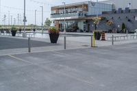 Parking Lot Cityscape: Concrete Surfaces in the Urban Landscape