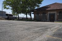 Parking Lot in Grand Rapids, Iowa: Under a Clear Sky