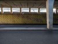 Parking Lot in Holland: Asphalt Roads and Rectangular Buildings