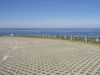 Parking Lot in Portugal: Beach with Azure Water