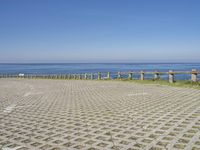 Parking Lot in Portugal: Beach with Azure Water