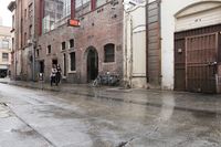 Pasadena Architecture: A Brick Building Street View