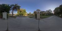 a series of three images showing a skateboarder doing a jump at the park