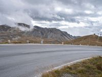 Picturesque Austria: Road Curves in the Mountains