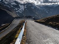 Picturesque Drive on Winding Road in Austria