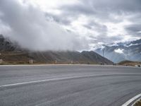 Picturesque Mountain Road in Austria