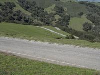 Picturesque Road in California Highland Mountain - 003