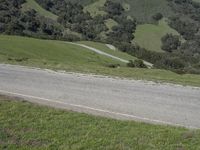 Picturesque Road in California's Highland Mountain