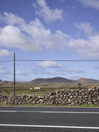 Picturesque Road in Fuerteventura, Spain