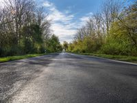 Picturesque Road in Germany's European Countryside