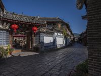 A Picturesque Road in Lijiang, Yunnan, China