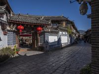 A Picturesque Road in Lijiang, Yunnan, China