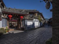 A Picturesque Road in Lijiang, Yunnan, China