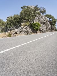 Picturesque Road in Mallorca, Spain