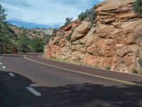 Picturesque Utah Road: A Journey through Majestic Mountains