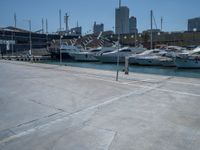 Pier in Barcelona, Spain: Coastal Beauty