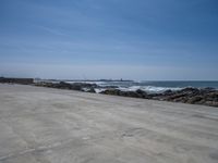 Porto Coastal Views: Clear Sky over Europe