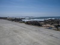 Porto Coastal Views: Clear Sky over Europe