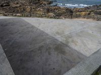 Porto's Coastal Concrete Under Clear Skies