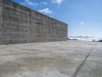 Porto Coastal Views: Concrete Wall Overlooking the Ocean