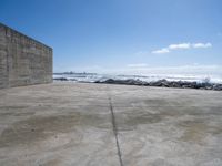 Porto's Coastal Open Space with Concrete Wall