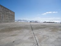 Porto's Coastal Open Space with Concrete Wall