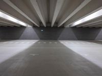 Concrete Street and Parking Garage in Porto