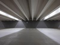 Concrete Street and Parking Garage in Porto