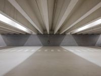 Concrete Street and Parking Garage in Porto