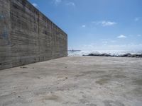 Porto: Concrete Wall in Coastal Landscape