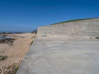 Porto, Europe: Coastal Concrete Wall