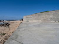 Porto, Europe: Coastal Concrete Wall