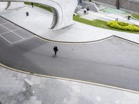 Porto's Futuristic Architecture: A Top Down View of the Skatepark