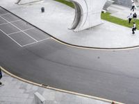 Porto's Futuristic Architecture: A Top Down View of the Skatepark
