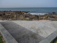 Aerial View of Porto, Portugal: Clear Sky and Coastal Concrete