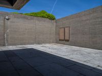 Porto, Portugal: Concrete Walls Under a Clear Sky