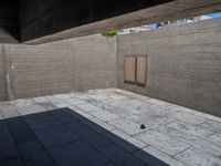 Porto, Portugal: Concrete Walls Under a Clear Sky