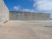 Porto, Portugal: Concrete Wall Along the Coastline