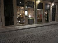 Porto Portugal Nighttime Street Light