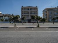 Porto, Portugal: Straight Road in Residential Area