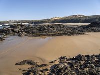 Portugal's Beach: Azure Water and Clear Skies