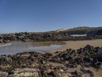 Portugal Beach: Rock Formations and the Vast Ocean