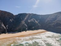 Portugal's Beaches: Sand and Ocean from Above