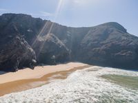 Portugal's Beaches: Sand and Ocean from Above