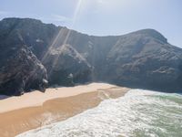 Portugal's Beaches: Sand and Ocean from Above