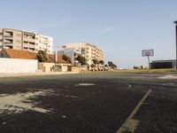 Portugal's Coastal Basketball Court at Dawn